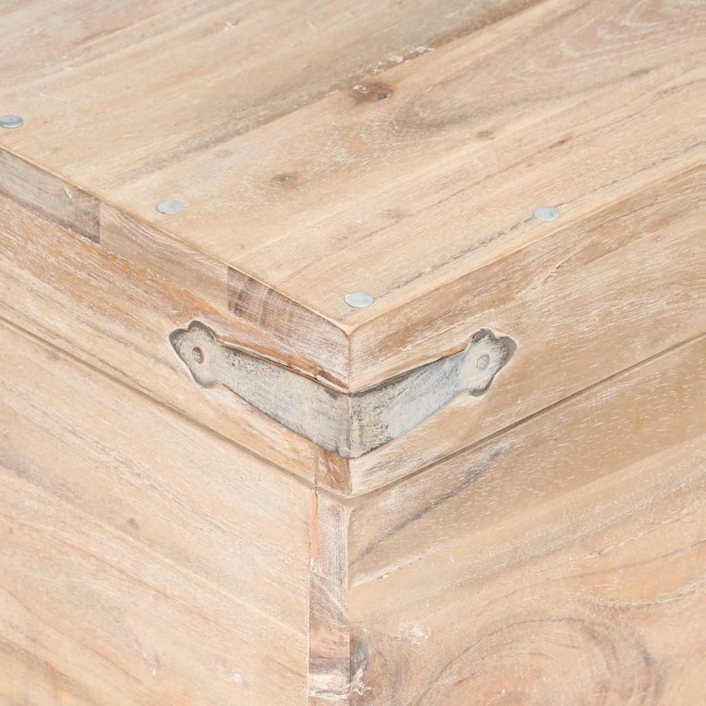 vidaXL Cufăr, 40x40x40 cm, lemn masiv de acacia vidaXL Cufăr, 40x40x40 cm, lemn masiv de acacia