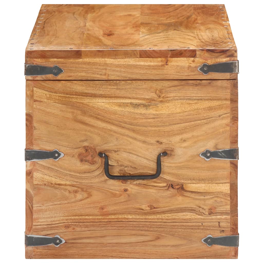 vidaXL Cufăr, 90 x 40 x 40 cm, lemn masiv de acacia vidaXL Cufăr, 90 x 40 x 40 cm, lemn masiv de acacia
