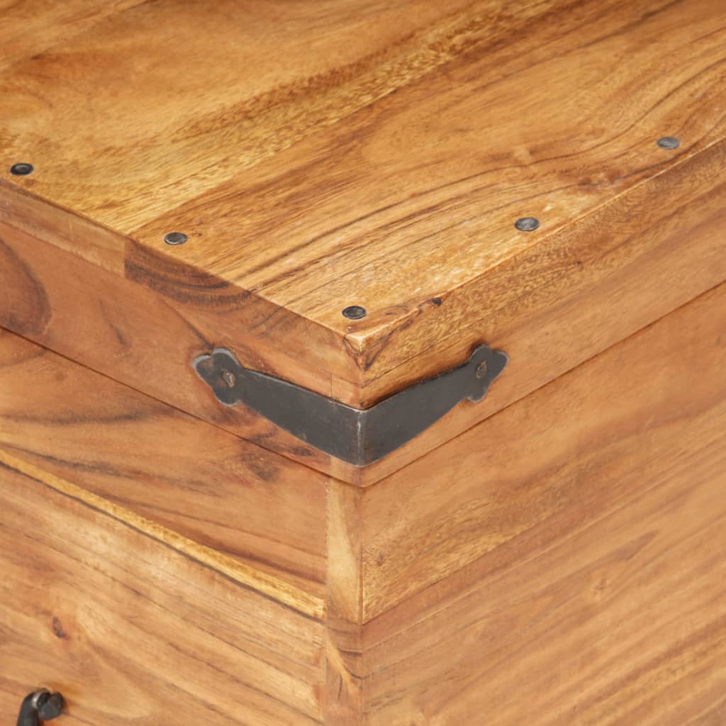 vidaXL Cufăr, 90 x 40 x 40 cm, lemn masiv de acacia vidaXL Cufăr, 90 x 40 x 40 cm, lemn masiv de acacia