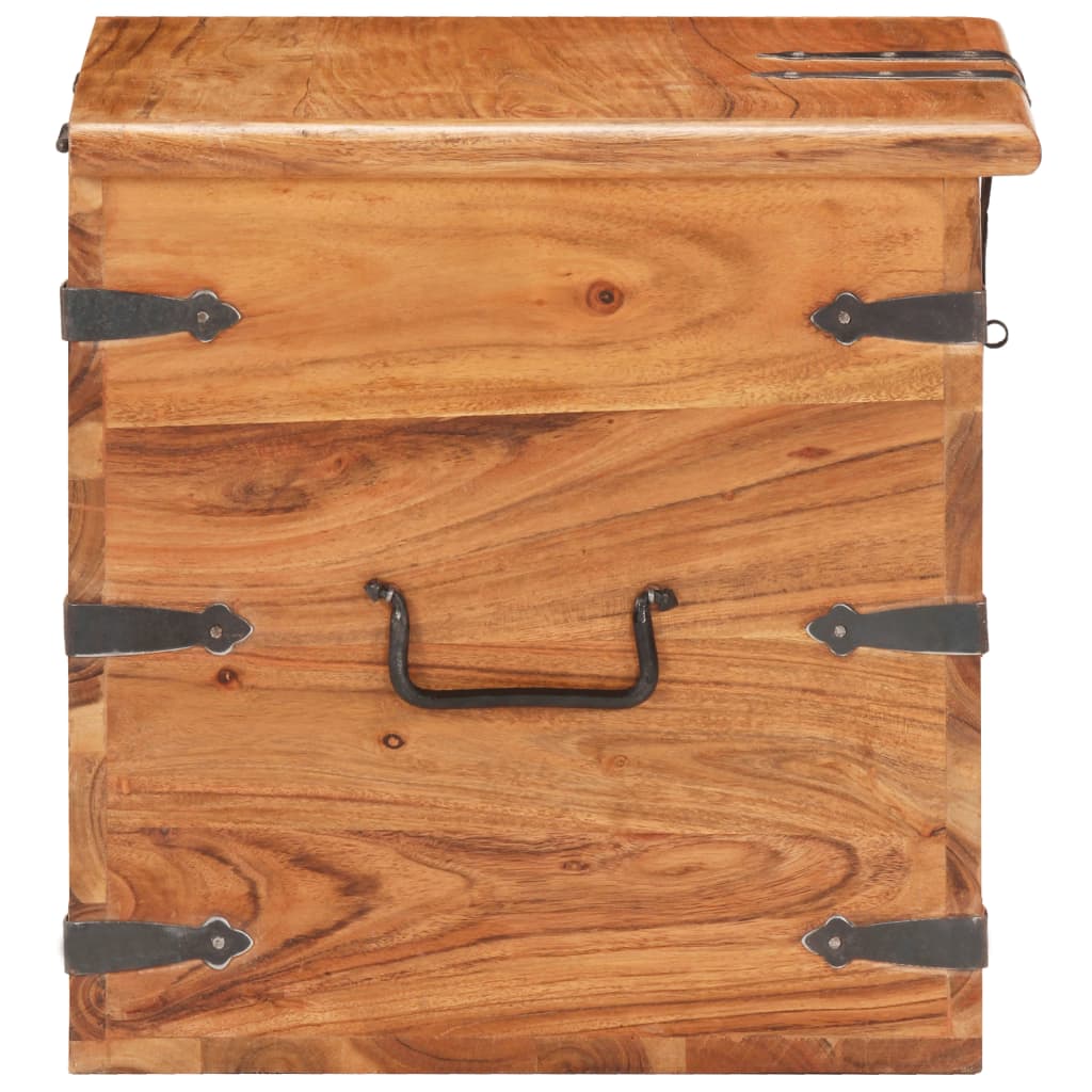 vidaXL Cufăr, 40x40x40 cm, lemn masiv de acacia vidaXL Cufăr, 40x40x40 cm, lemn masiv de acacia