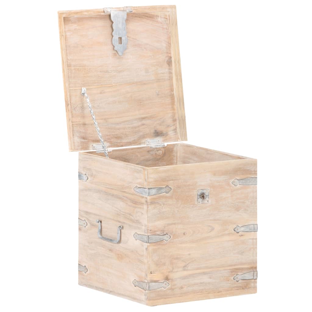 vidaXL Cufăr, 40 x 40 x 40 cm, lemn masiv de acacia vidaXL Cufăr, 40 x 40 x 40 cm, lemn masiv de acacia