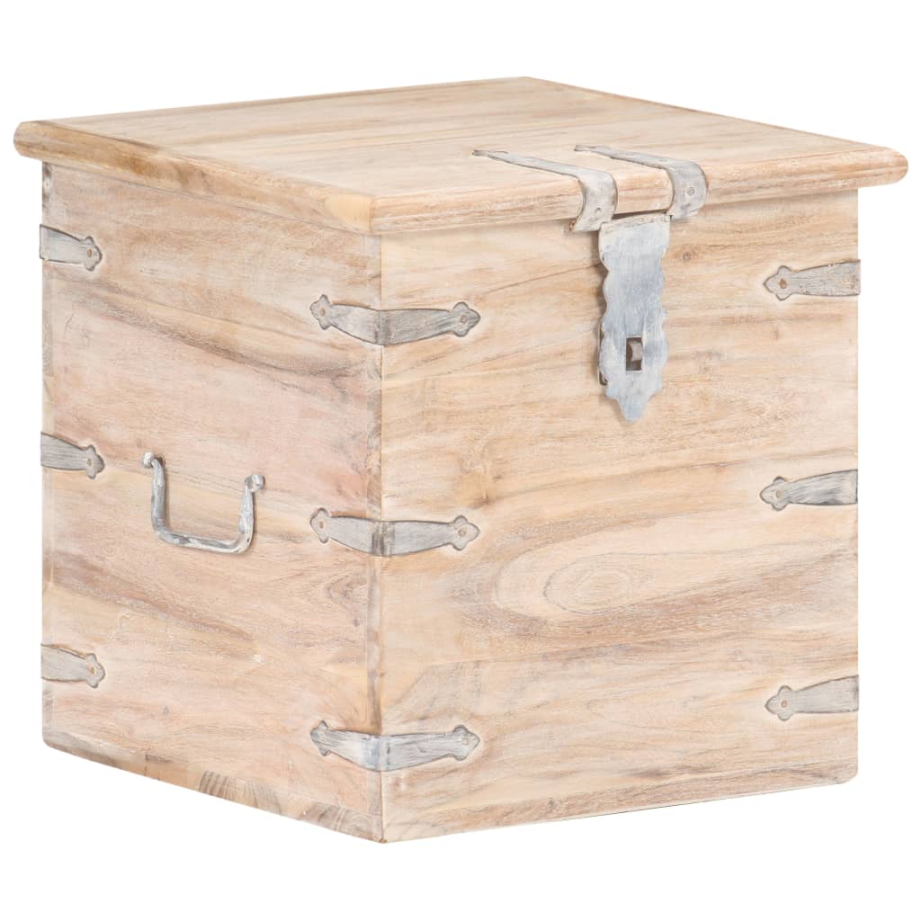 vidaXL Cufăr, 40 x 40 x 40 cm, lemn masiv de acacia vidaXL Cufăr, 40 x 40 x 40 cm, lemn masiv de acacia