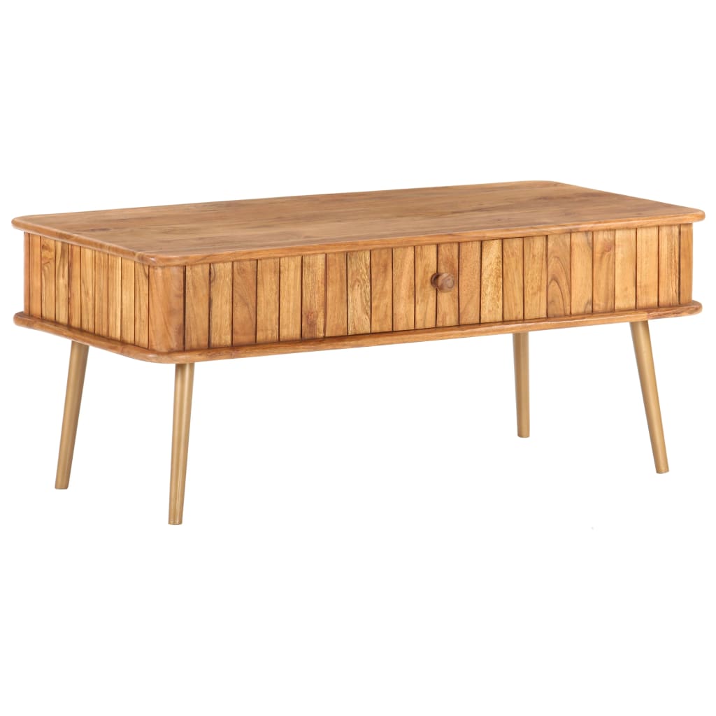 vidaXL Măsuță de cafea, 100x50x40 cm, lemn masiv de acacia vidaXL Măsuță de cafea, 100x50x40 cm, lemn masiv de acacia