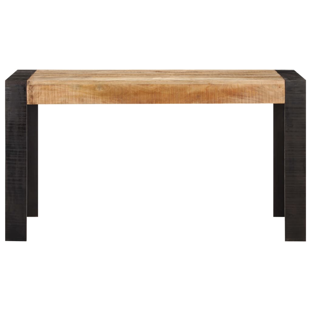 vidaXL Masă de bucătărie, 140x70x76 cm, lemn masiv de mango nefinisat vidaXL Masă de bucătărie, 140x70x76 cm, lemn masiv de mango nefinisat
