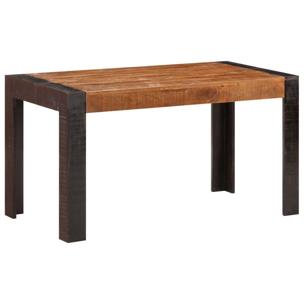 vidaXL Masă de bucătărie, 140x70x76 cm, lemn masiv de mango nefinisat vidaXL Masă de bucătărie, 140x70x76 cm, lemn masiv de mango nefinisat