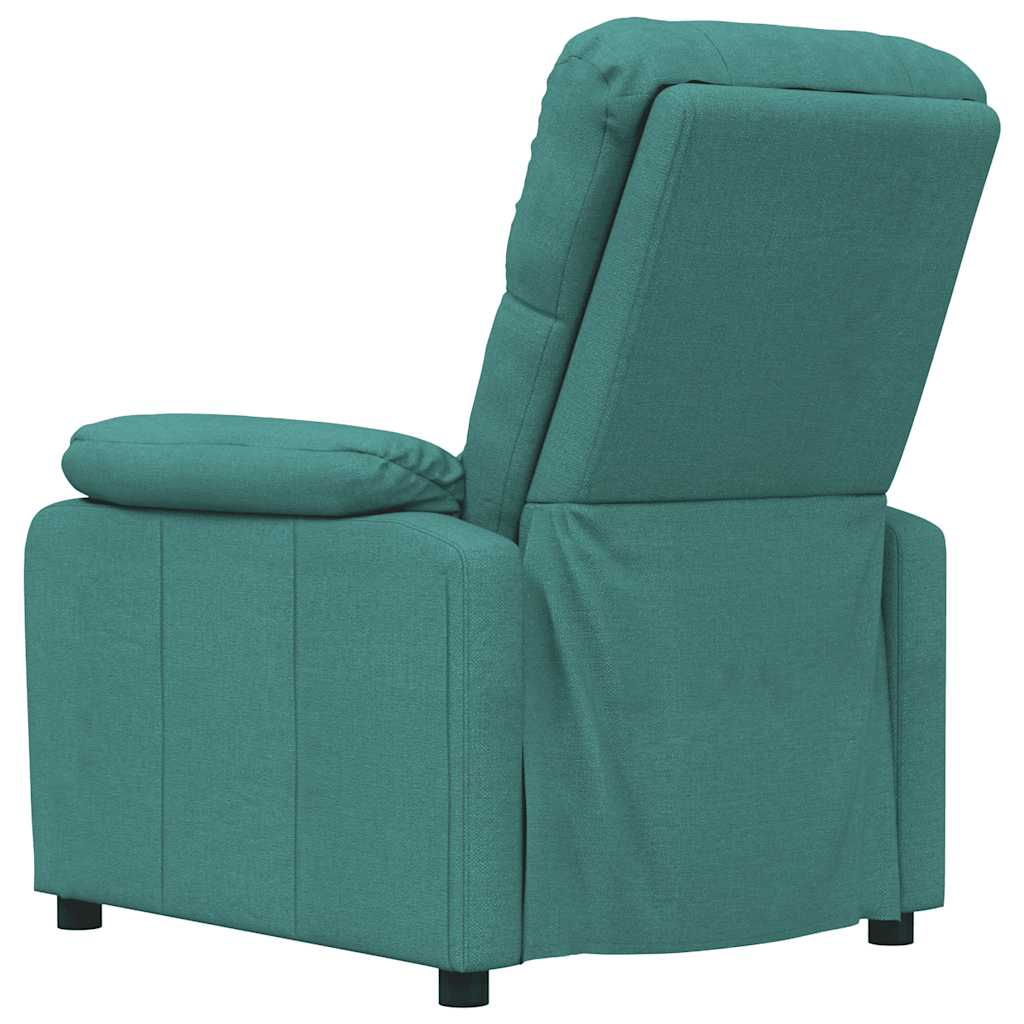 vidaXL Fotoliu rabatabil, verde închis, material textil vidaXL Fotoliu rabatabil, verde închis, material textil