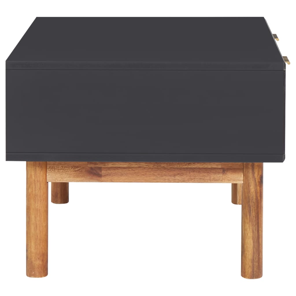 vidaXL Măsuță de cafea, 90x50x40 cm, lemn masiv de acacia și MDF vidaXL Măsuță de cafea, 90x50x40 cm, lemn masiv de acacia și MDF