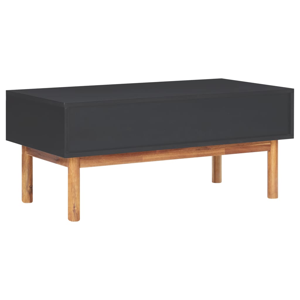 vidaXL Măsuță de cafea, 90x50x40 cm, lemn masiv de acacia și MDF vidaXL Măsuță de cafea, 90x50x40 cm, lemn masiv de acacia și MDF