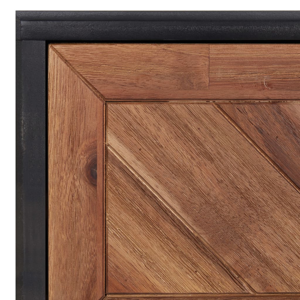 vidaXL Măsuță de cafea, 90x50x40 cm, lemn masiv de acacia și MDF vidaXL Măsuță de cafea, 90x50x40 cm, lemn masiv de acacia și MDF