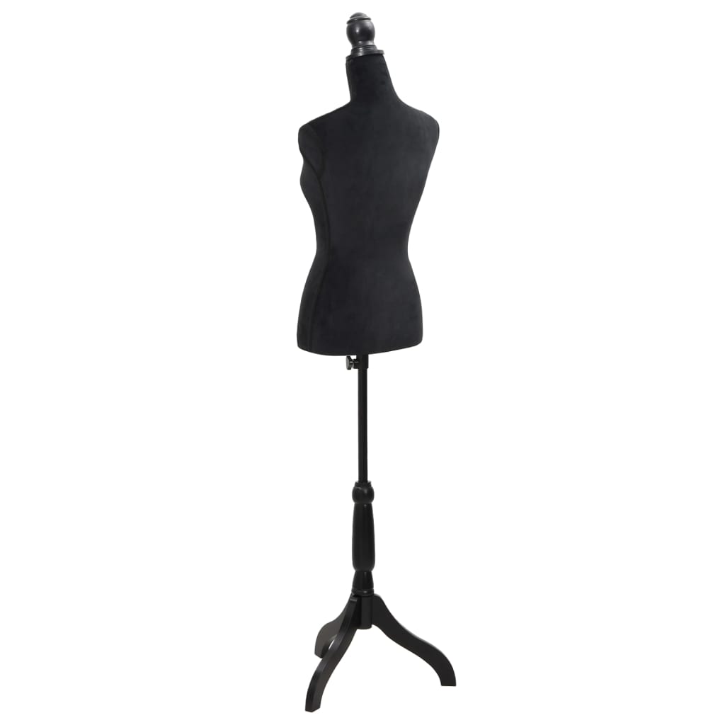 vidaXL Bust pentru dame, negru, manechin croitorie vidaXL Bust pentru dame, negru, manechin croitorie
