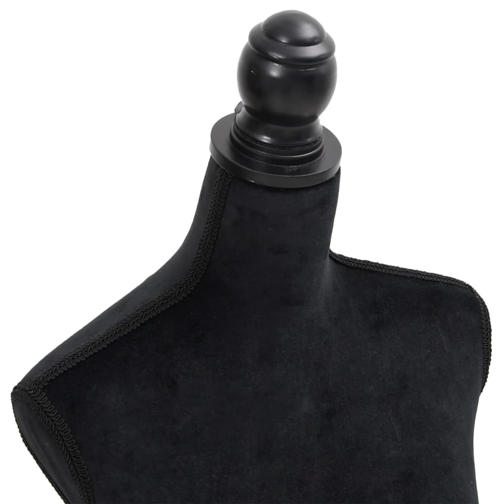 vidaXL Bust pentru dame, negru, manechin croitorie vidaXL Bust pentru dame, negru, manechin croitorie