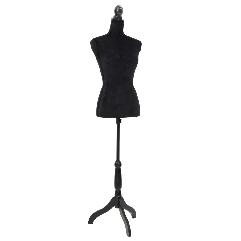 vidaXL Bust pentru dame, negru, manechin croitorie vidaXL Bust pentru dame, negru, manechin croitorie