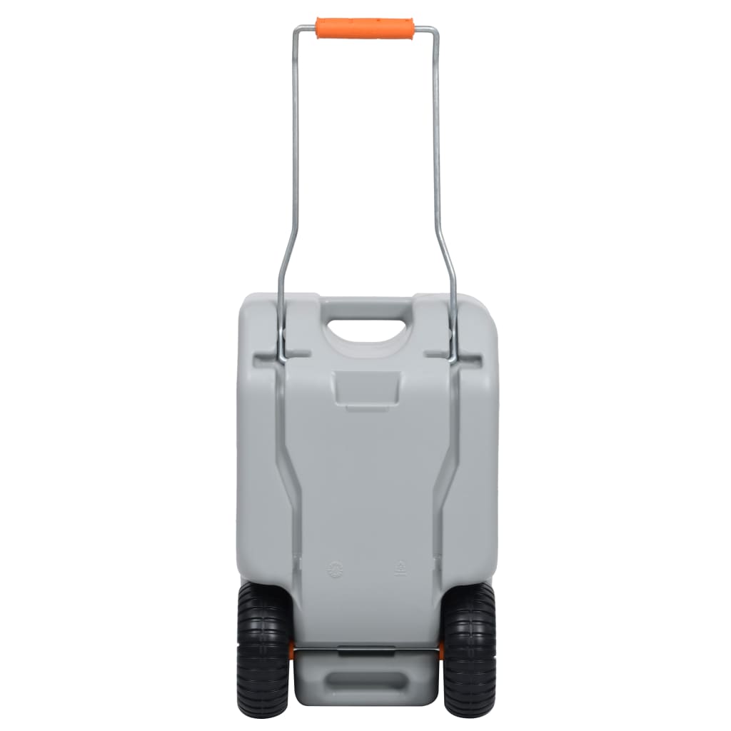 vidaXL Rezervor de apă cu roți pentru camping, gri, 25 L vidaXL Rezervor de apă cu roți pentru camping, gri, 25 L
