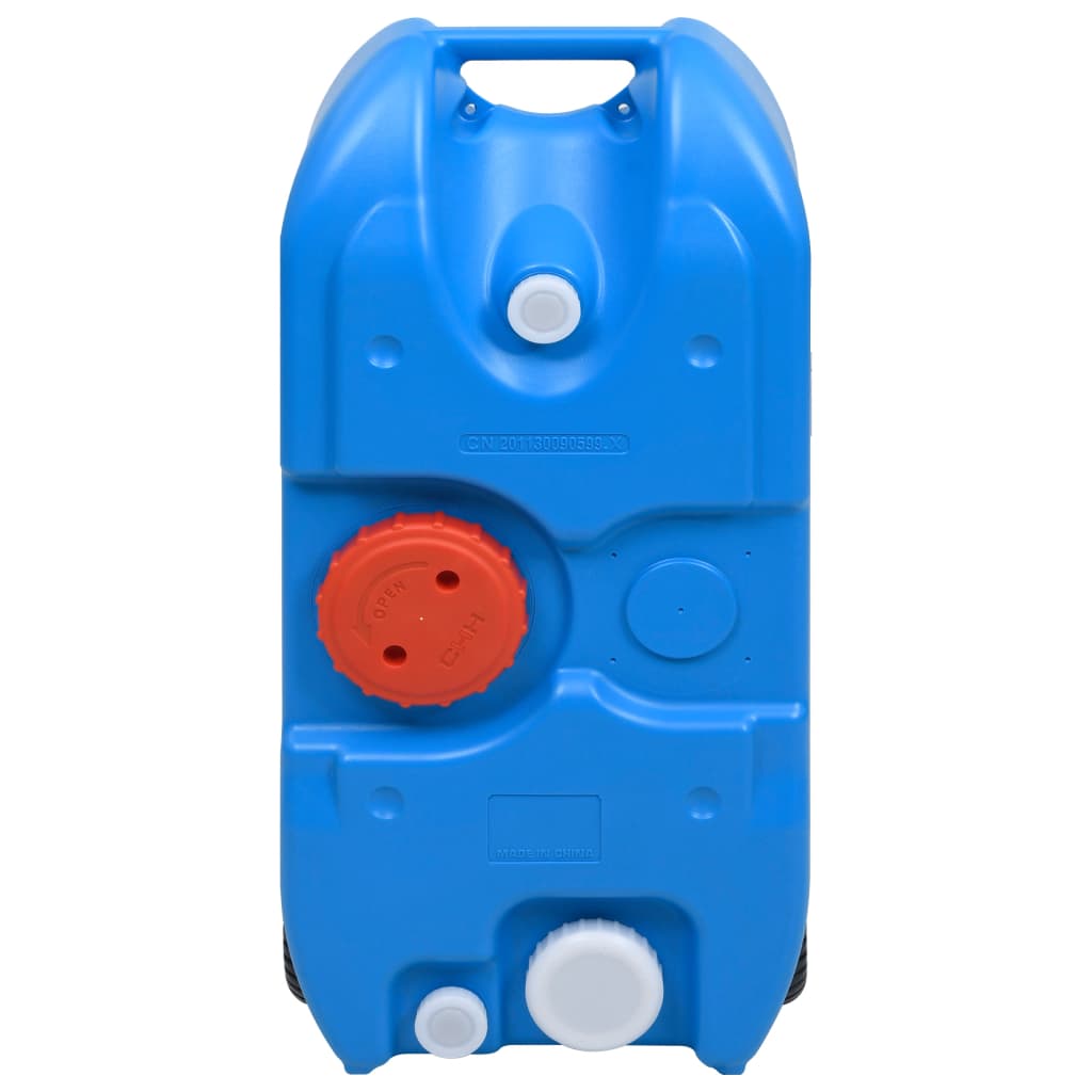vidaXL Rezervor de apă cu roți pentru camping, albastru, 40 L vidaXL Rezervor de apă cu roți pentru camping, albastru, 40 L