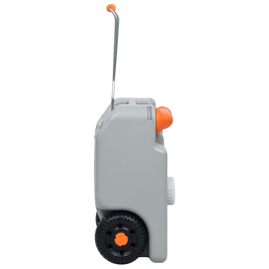 vidaXL Rezervor de apă cu roți pentru camping, gri, 25 L vidaXL Rezervor de apă cu roți pentru camping, gri, 25 L