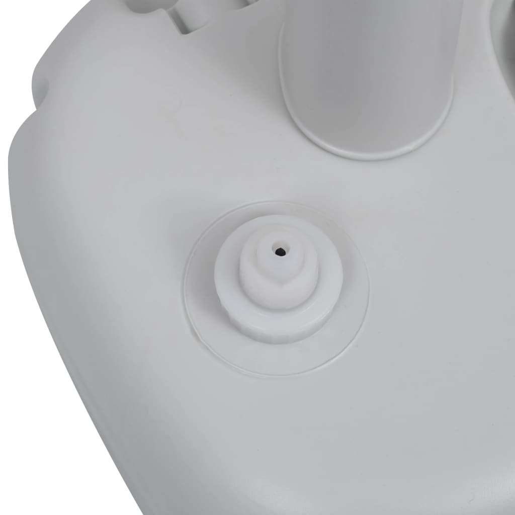 vidaXL Suport lavoar portabil pentru camping, gri, 20 L