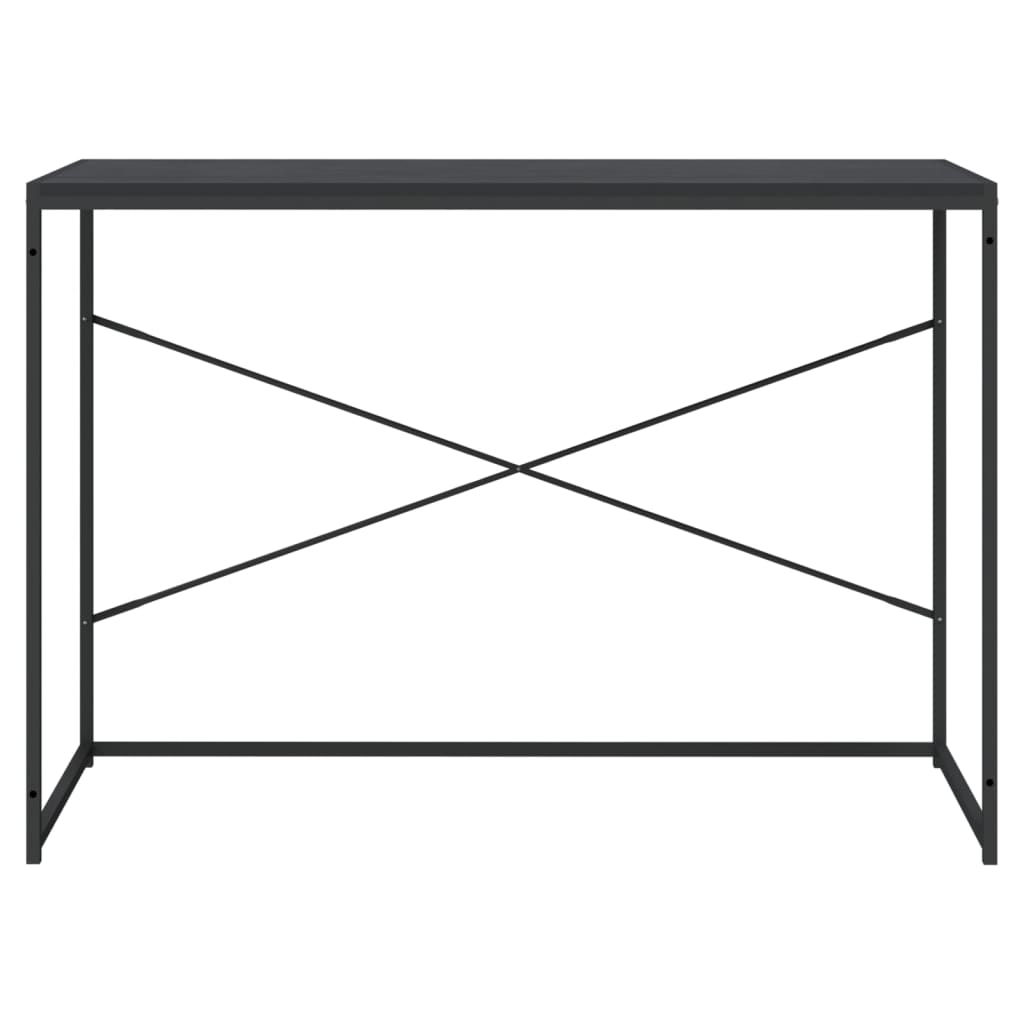 vidaXL Birou de computer, negru, 110x60x70 cm, lemn prelucrat