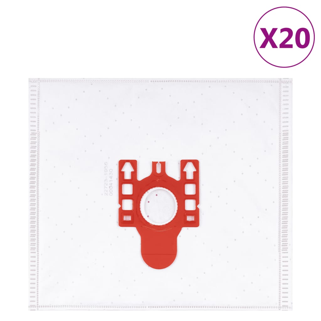 vidaXL Saci pentru aspirator pentru Miele FJM, 20 buc. vidaXL Saci pentru aspirator pentru Miele FJM, 20 buc.