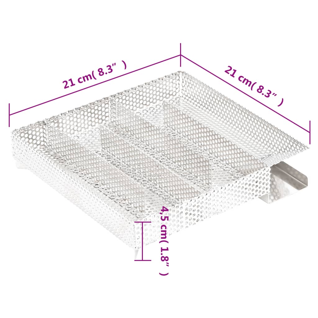 vidaXL Generator de fum rece 5 camere 21 cm oțel inoxidabil vidaXL Generator de fum rece 5 camere 21 cm oțel inoxidabil