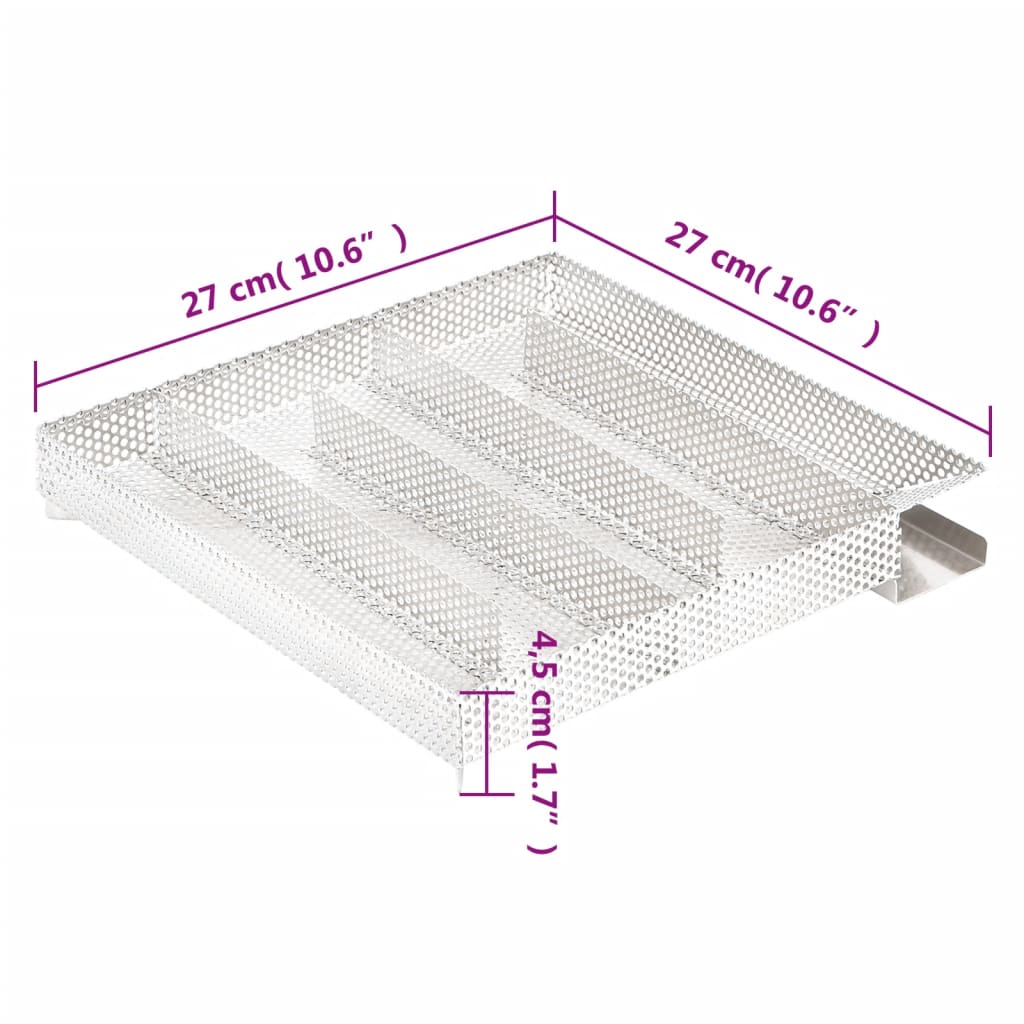 vidaXL Generator de fum rece, 5 camere, 27 cm, oțel inoxidabil vidaXL Generator de fum rece, 5 camere, 27 cm, oțel inoxidabil