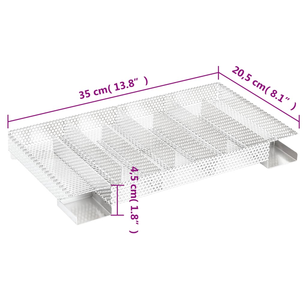 vidaXL Generator de fum rece, 8 camere, 35 cm, oțel inoxidabil vidaXL Generator de fum rece, 8 camere, 35 cm, oțel inoxidabil