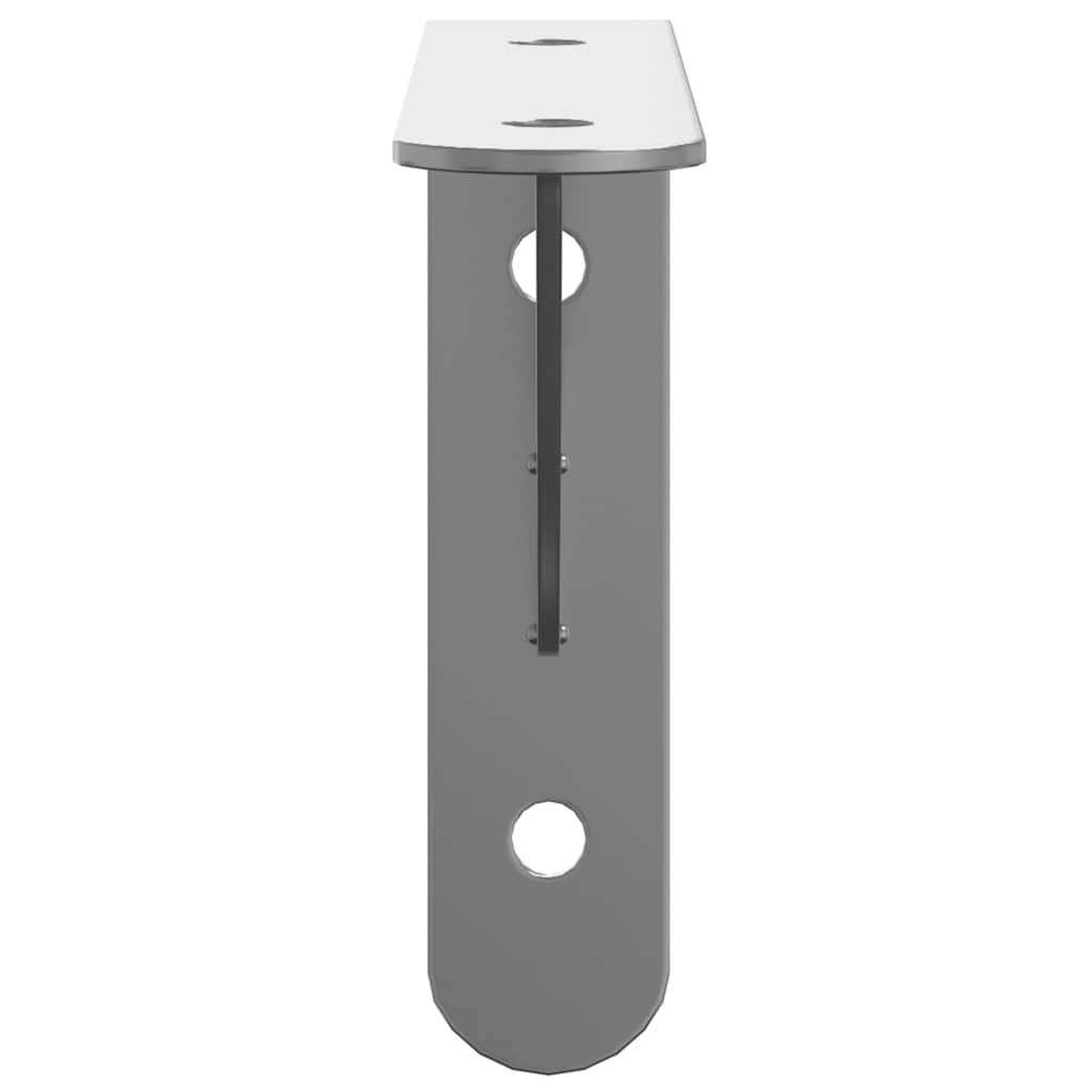 vidaXL Suporturi rafturi, 4 buc., 15x2,5x11,5 cm argintiu oțel inox.