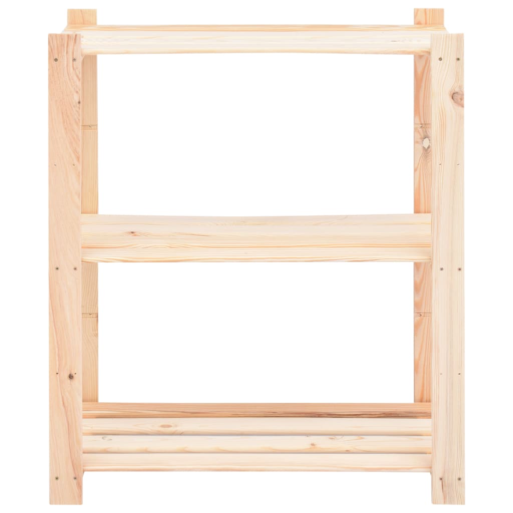 vidaXL Etajere cu 3 niveluri, 10 buc., 80x38x90 cm, pin masiv, 150 kg vidaXL Etajere cu 3 niveluri, 10 buc., 80x38x90 cm, pin masiv, 150 kg