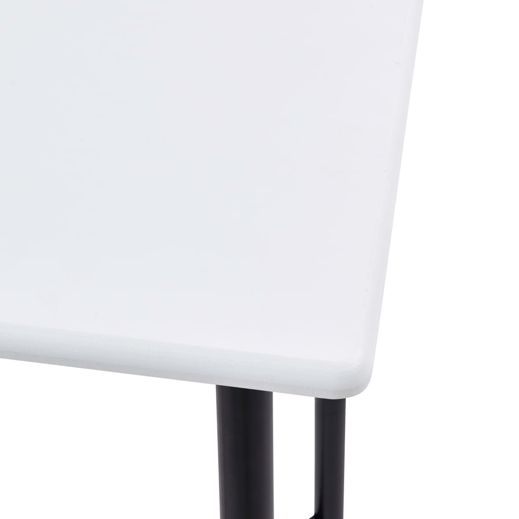 vidaXL Set mobilier de bar, 3 piese, negru, plastic vidaXL Set mobilier de bar, 3 piese, negru, plastic