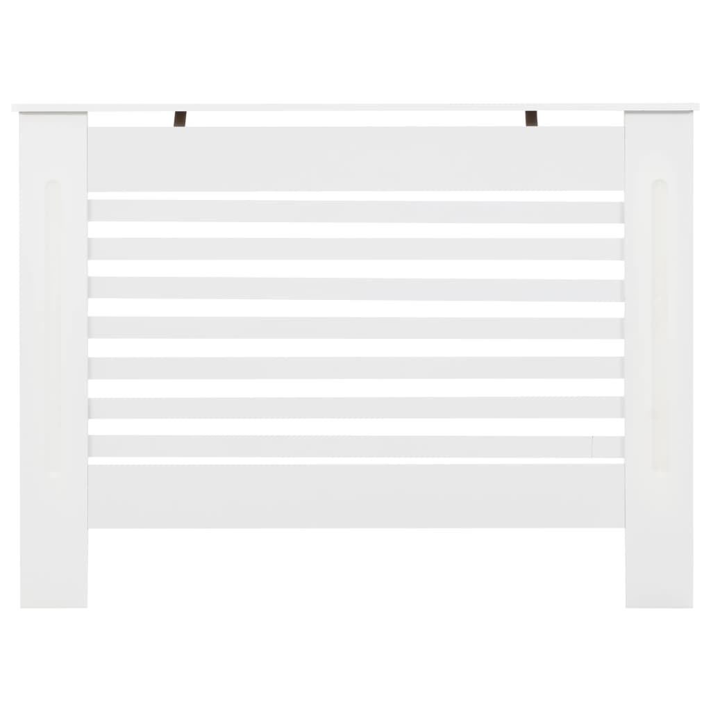 vidaXL Măști de calorifer, 2 buc., alb, 112 x 19 x 81,5 cm, MDF vidaXL Măști de calorifer, 2 buc., alb, 112 x 19 x 81,5 cm, MDF