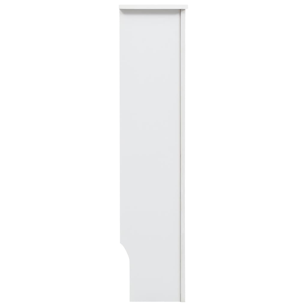 vidaXL Măști de calorifer, 2 buc., alb, 112 x 19 x 81,5 cm, MDF vidaXL Măști de calorifer, 2 buc., alb, 112 x 19 x 81,5 cm, MDF