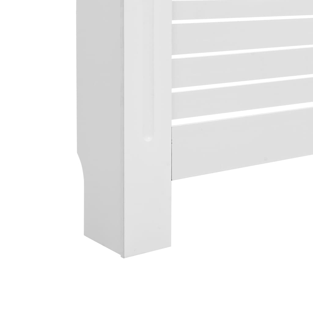 vidaXL Măști de calorifer, 2 buc., alb, 152 x 19 x 81,5 cm, MDF