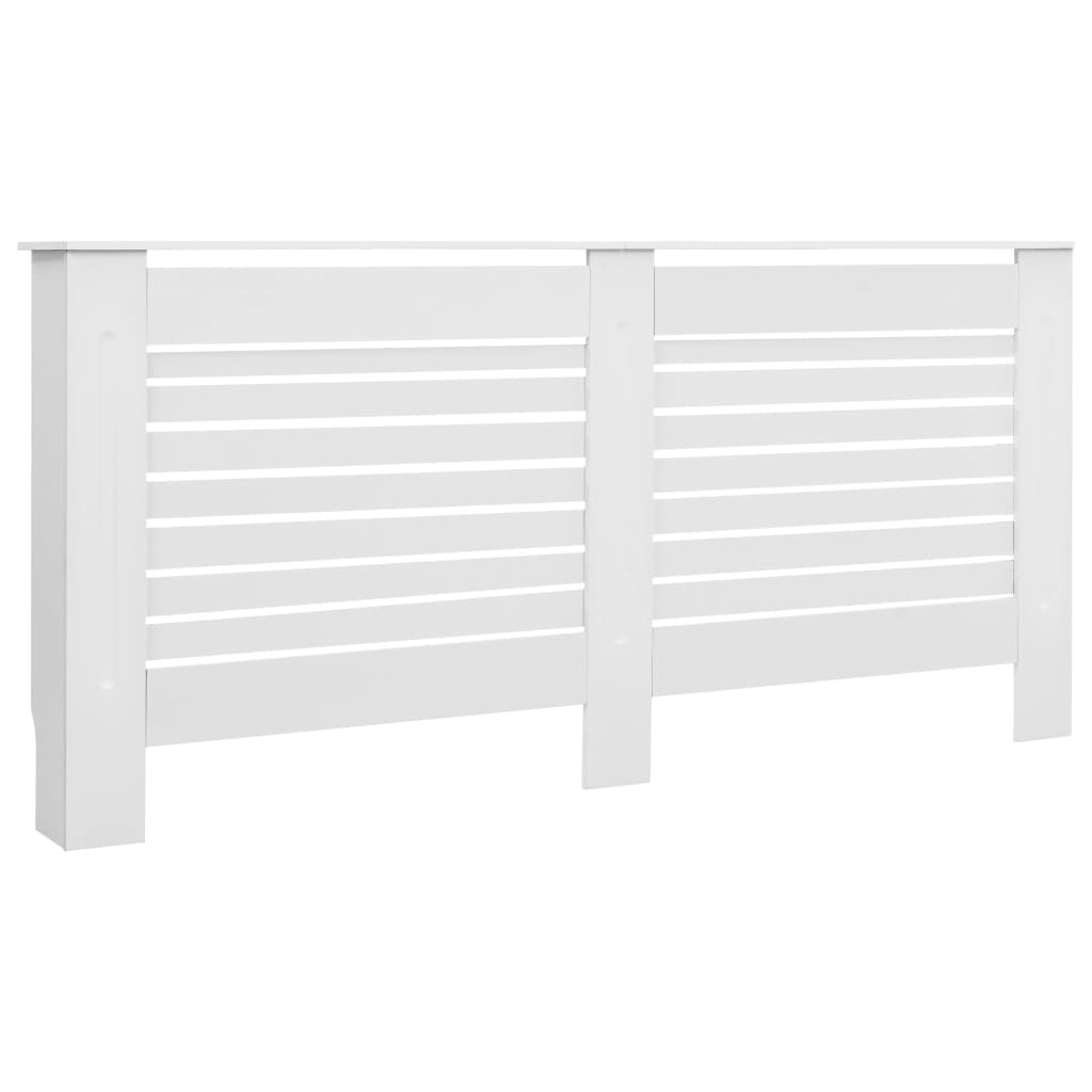 vidaXL Măști de calorifer, 2 buc., alb, 172 x 19 x 81,5 cm, MDF vidaXL Măști de calorifer, 2 buc., alb, 172 x 19 x 81,5 cm, MDF