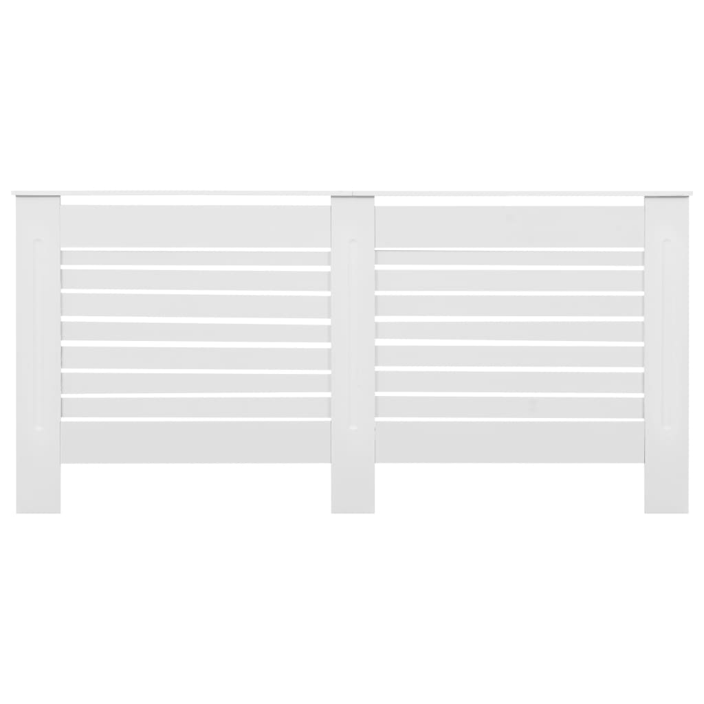 vidaXL Măști de calorifer, 2 buc., alb, 172 x 19 x 81,5 cm, MDF vidaXL Măști de calorifer, 2 buc., alb, 172 x 19 x 81,5 cm, MDF