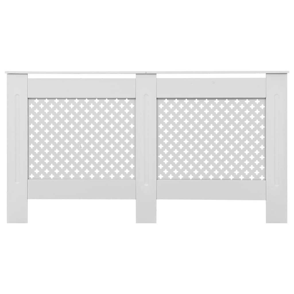 vidaXL Măști de calorifer, 2 buc., alb, 152 x 19 x 81,5 cm, MDF vidaXL Măști de calorifer, 2 buc., alb, 152 x 19 x 81,5 cm, MDF