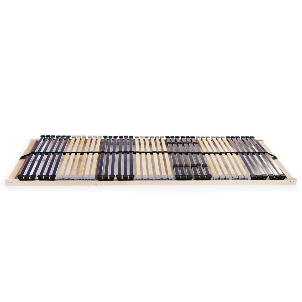 vidaXL Baze de pat cu șipci, 2 buc., 42 șipci, 7 zone, 90 x 200 cm
