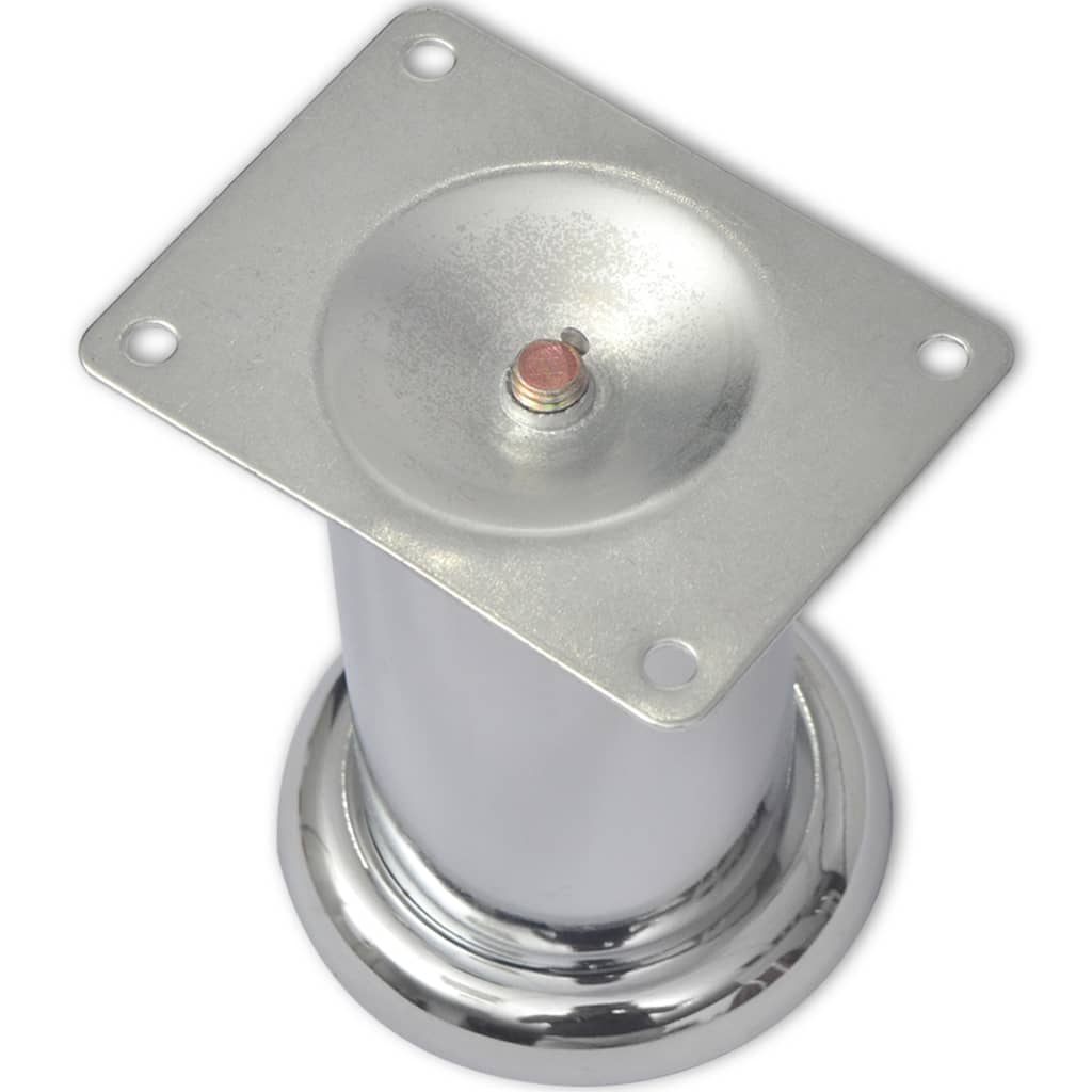 vidaXL Picioare de canapea rotunde, 8 buc., 60 mm, crom vidaXL Picioare de canapea rotunde, 8 buc., 60 mm, crom