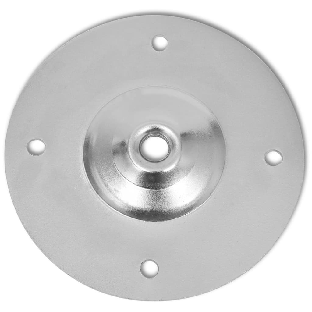 vidaXL Picioare de masă telescopice, 4 buc., crom, 710 mm-1100 mm