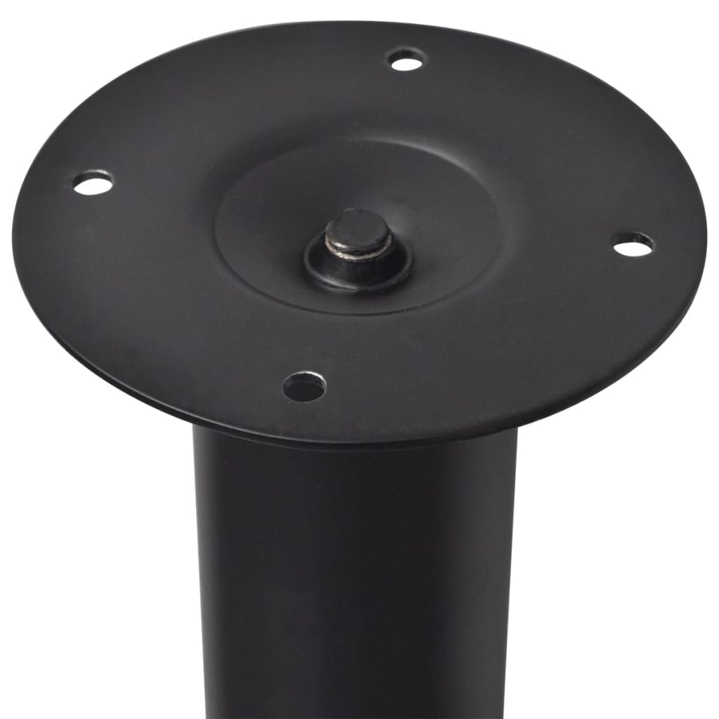 vidaXL Picioare de masă telescopice, 4 buc., negru, 710 mm-1100 mm