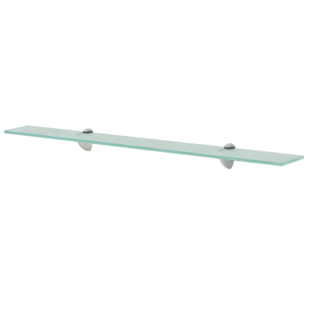 vidaXL Rafturi suspendate, 2 buc., 80 x 10 cm, sticlă, 8 mm
