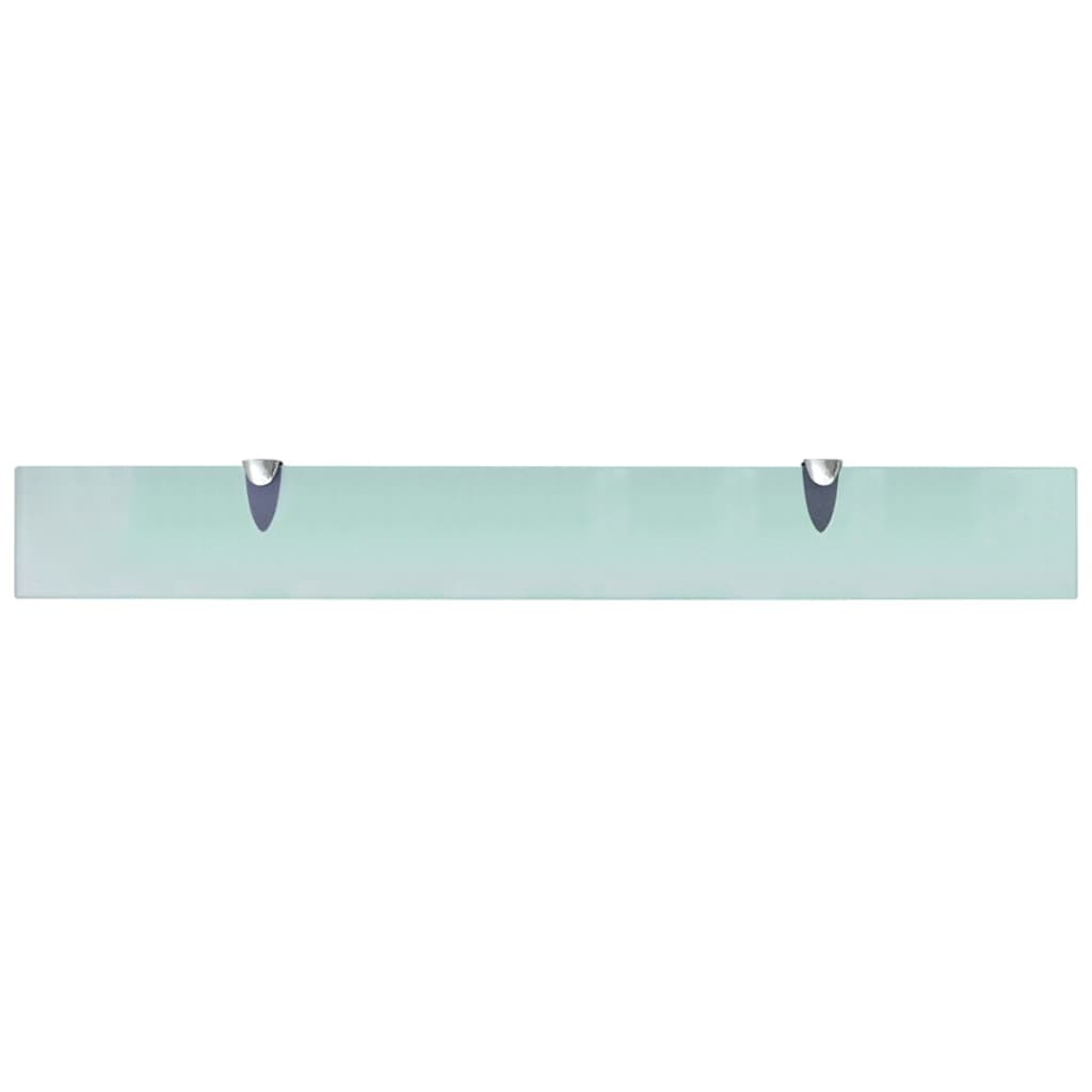 vidaXL Rafturi suspendate, 2 buc., 80 x 10 cm, sticlă, 8 mm