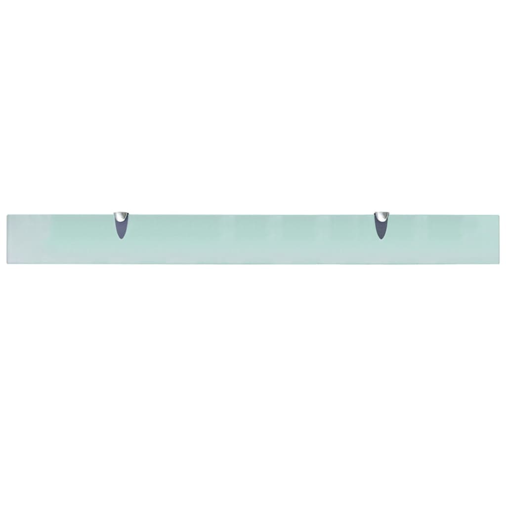 vidaXL Rafturi suspendate, 2 buc., 100 x 10 cm, sticlă, 8 mm