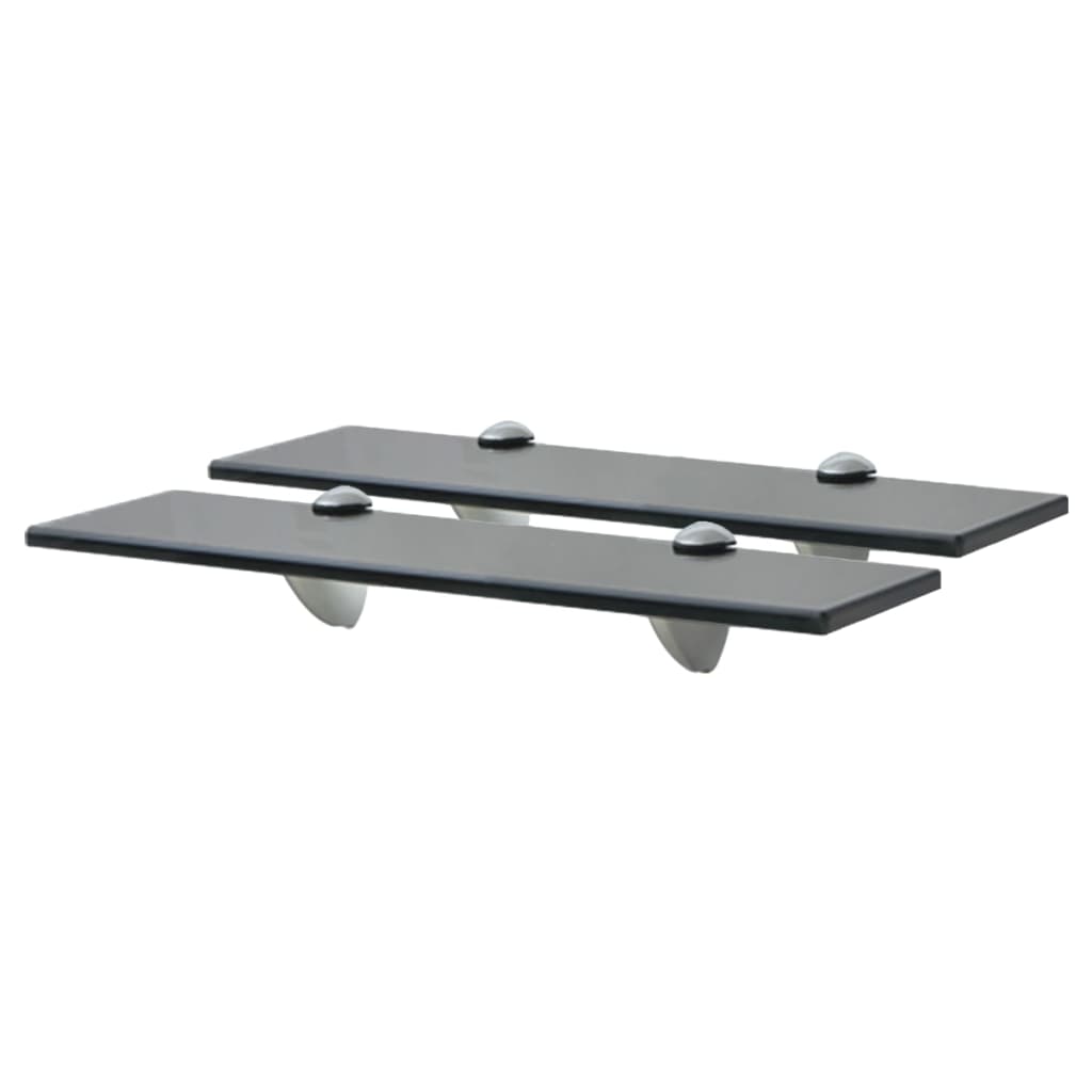 vidaXL Rafturi suspendate, 2 buc,. 40 x 10 cm, sticlă, 8 mm vidaXL Rafturi suspendate, 2 buc,. 40 x 10 cm, sticlă, 8 mm
