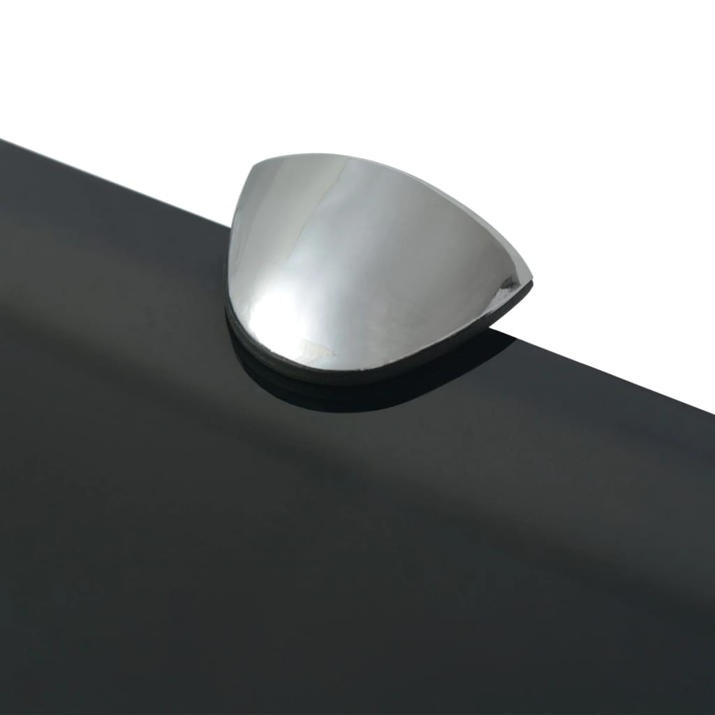 vidaXL Rafturi suspendate, 2 buc., 50 x 10 cm, sticlă, 8 mm