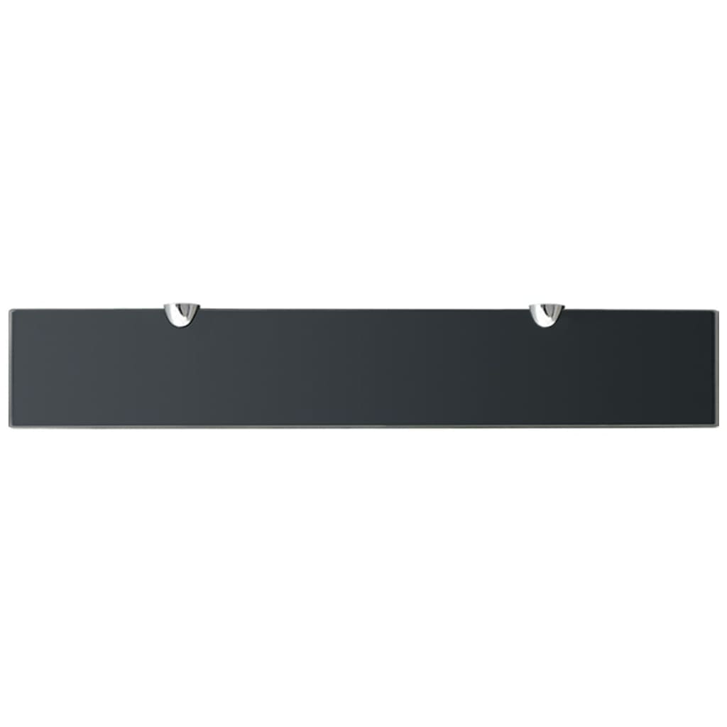 vidaXL Rafturi suspendate, 2 buc., 60 x 10 cm, sticlă, 8 mm
