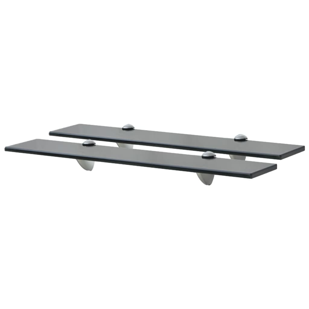 vidaXL Rafturi suspendate, 2 buc., 60 x 10 cm, sticlă, 8 mm
