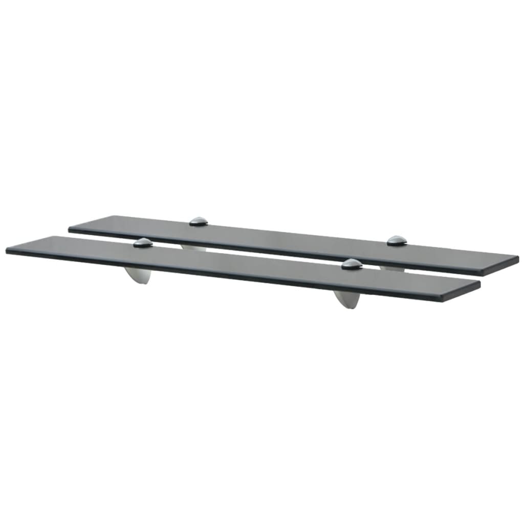 vidaXL Rafturi suspendate, 2 buc., 70 x 10 cm, sticlă, 8 mm