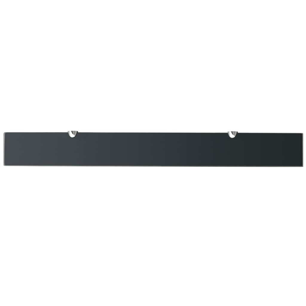 vidaXL Rafturi suspendate, 2 buc., 90 x 10 cm, sticlă, 8 mm