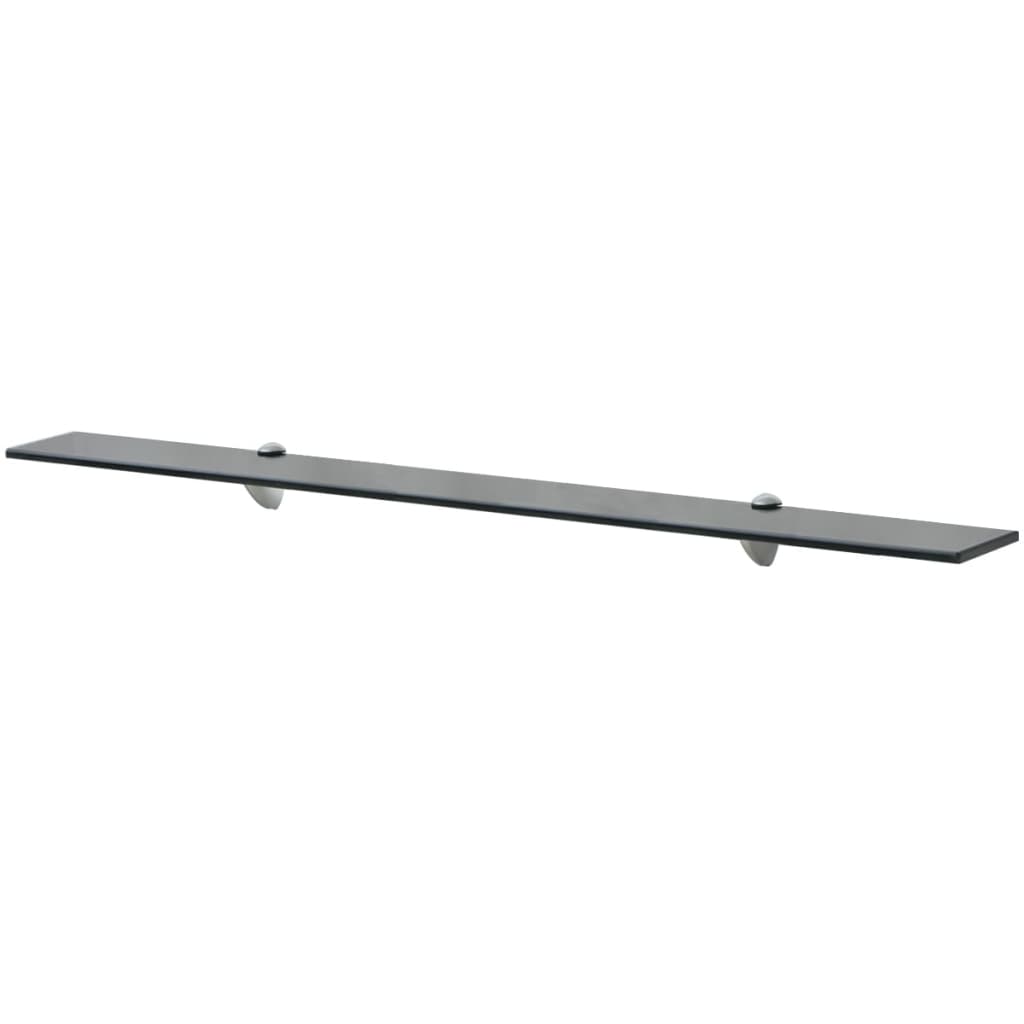 vidaXL Rafturi suspendate, 2 buc., 100 x 10 cm, sticlă, 8 mm