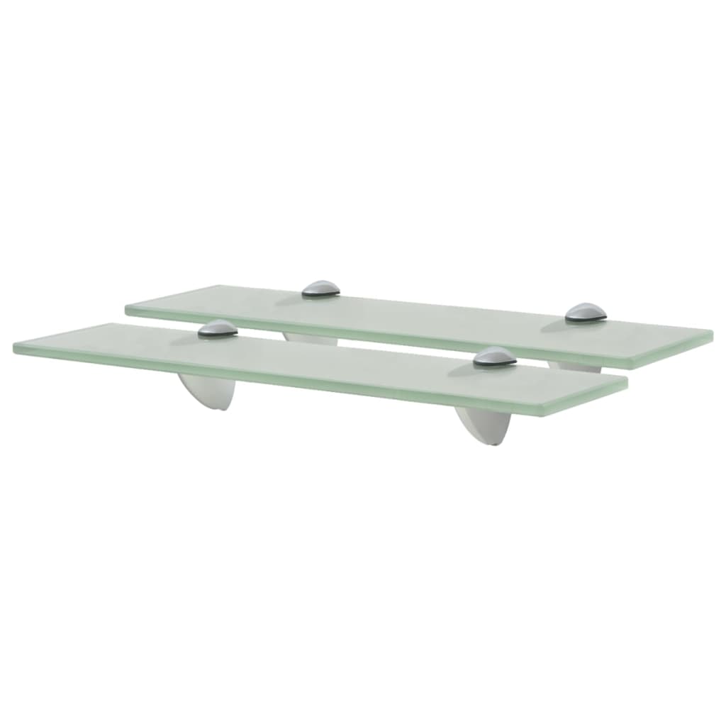 vidaXL Rafturi suspendate, 2 buc,. 40 x 10 cm, sticlă, 8 mm