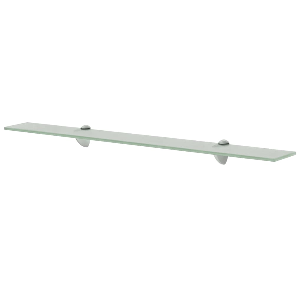vidaXL Rafturi suspendate, 2 buc., 80 x 10 cm, sticlă, 8 mm